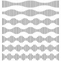 Set sound wave soundwave line, waveform, vector spectrum of sound equalizer Abstract concept voice, music vibration