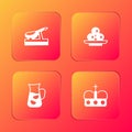 Set Spanish jamon, Olives plate, Sangria and Crown of spain icon. Vector