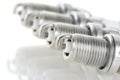 Set of spark plugs Royalty Free Stock Photo