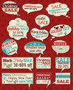 Set of special sale offer labels and banners Royalty Free Stock Photo