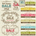 Set of special sale offer labels and banners Royalty Free Stock Photo