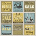 Set of special sale offer labels and banners Royalty Free Stock Photo