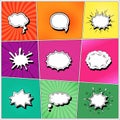 Set of speech bubbles Royalty Free Stock Photo