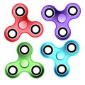 Set of spinner icons