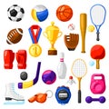 Set of sport icons. Royalty Free Stock Photo