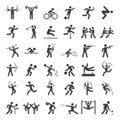 Set of sport icons. Royalty Free Stock Photo