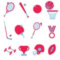 set of sports icons. Vector illustration decorative design