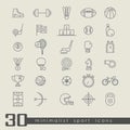 Set of sports icons. Vector illustration decorative design