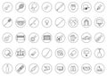 set of sports icons. Vector illustration decorative design Royalty Free Stock Photo