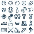set of sports icons. Vector illustration decorative design Royalty Free Stock Photo