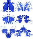 Set of spots of Rorschach