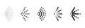 Set spray icon on a white background, vector