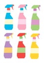 Set of sprays for washing windows