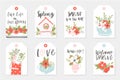 Set of Spring tags and labels