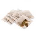 Set of square dry bags with herbal tea