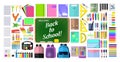 A set of stationery for school, Royalty Free Stock Photo