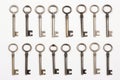 Door metal retro old collection access antique background rusty secure keys lock vintage