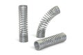 Set of steel helical coil springs