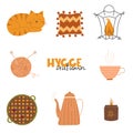 Set of stickers Hygge Autumn