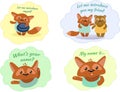 Set stickers Tonny Communication Let me introduce