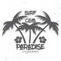 Set of Surf club concept . Royalty Free Stock Photo