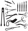 Set of surgical instruments