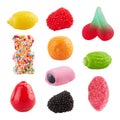 Set of sweet colorful candy Royalty Free Stock Photo