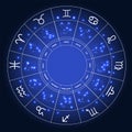 Set of Symbol Zodiac Sign. Vector Illustration Royalty Free Stock Photo