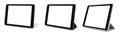 Set of tablet computers on background, banner design. Space for text Royalty Free Stock Photo