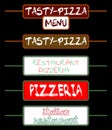 Set of tags for pizzerias