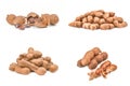 Set of Tamarind on a white background cutout Royalty Free Stock Photo