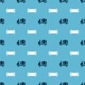 Set Tanker truck and Industry pipe on seamless pattern. Vector