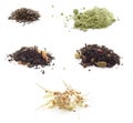 Set of tea and infusions