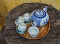 Set of teapot and teacup