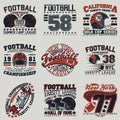 Set of tee shirt print designs