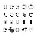 Set of telephone bussines icons