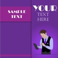 Set of template banners. Bright modern abstract design for your