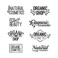 Set of template for design logos, stamps, stickers