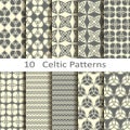 Set of ten Celtic patterns