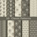 Set of ten classic patterns