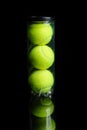 set of tennis balls Royalty Free Stock Photo