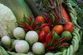 Set of thai vegetable Royalty Free Stock Photo
