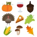 Set of Thanksgiving Icons