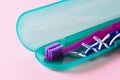 Set for Thorough Cleaning of the Oral Cavity Equipment for Cleaning Braces and Plaque from Teeth Necessary tools for brushing