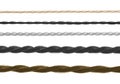 set of threads of different thickness