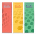 Set Of Three Abstract Vertical Banners. Royalty Free Stock Photo