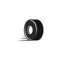 Set of tires logo vector icon illustration template Royalty Free Stock Photo