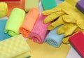 A set of tools for cleaning apartments and office. Cleaning services for cleaning