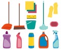 Set tools for cleaning Royalty Free Stock Photo