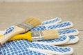 A set of tools for painting a house Royalty Free Stock Photo